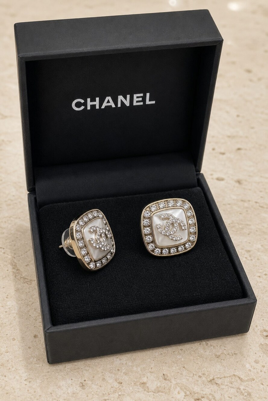 CHANEL Classic Parisian Earrings Style 24 | New with Box - Picture 6 of 9